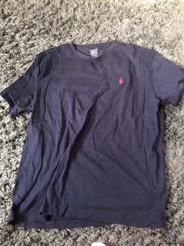 Blue Men's Large Polo Shirt