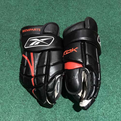 Pro Stock Reebok Quebec REMPARTS 15" Hockey Gloves - RBK