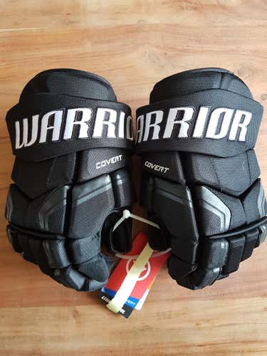 Black New Senior Warrior Covert QRE3 Gloves 14"