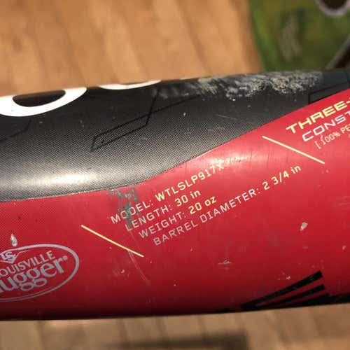 Used 2017 Composite Prime 917 (-10) 20 oz 30" Bat