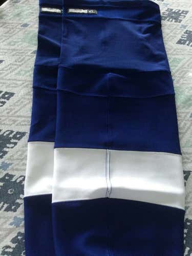 Tampa Bay Lightning Home Blue Socks XL