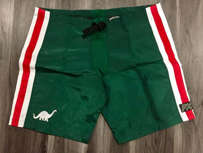 NEW - GREEN SHELL (M - Medium), Hockey, Philly Express PX, unique custom, red white stripes