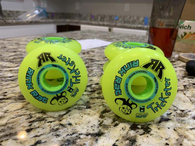 Rink Rat Trickster X 80MM and 76MM Outdoor Wheels (Set of 8) Roller Hockey Wheels
