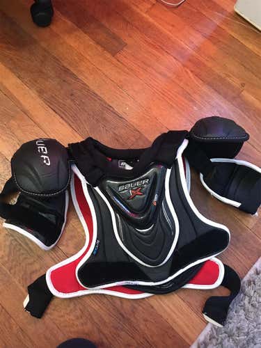 Used Large Bauer Vapor 1X Pro Stock Shoulder Pads