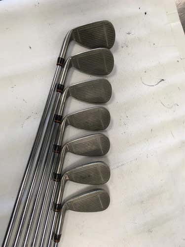 Used Right Handed Burner Supersteel Regular Flex Steel Shaft Iron Set