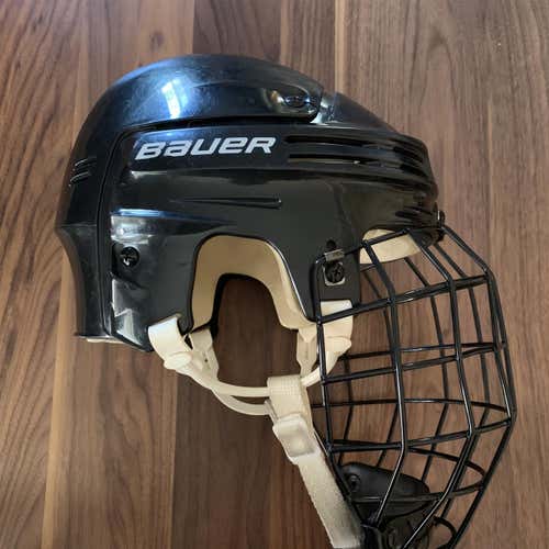 Black Used Medium Bauer 4500 Helmet