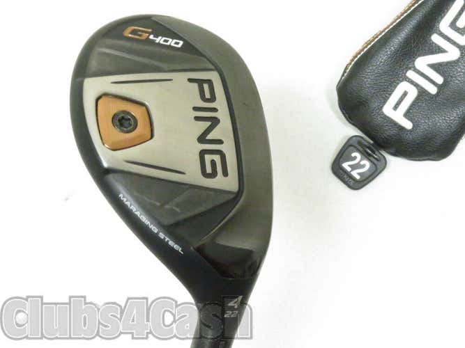 Ping G400 Hybrid 22*  4H ALTA 70 CB  Regular Flex +Cover  #39305