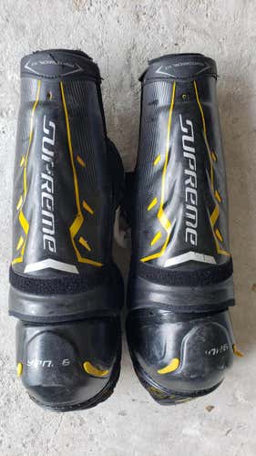 Used Senior Bauer Shin Pads Pro Stock
