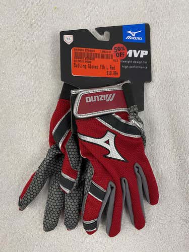 New Youth Large Mizuno MVP Batting Gloves