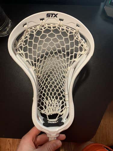 Like New STX Duel 2 Head strung with hero 2.0 mesh Faceoff pocket
