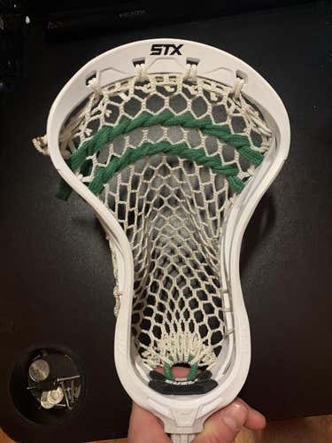 Used STX Strung Duel 2 Head strung with hero 2.0 Faceoff pocket