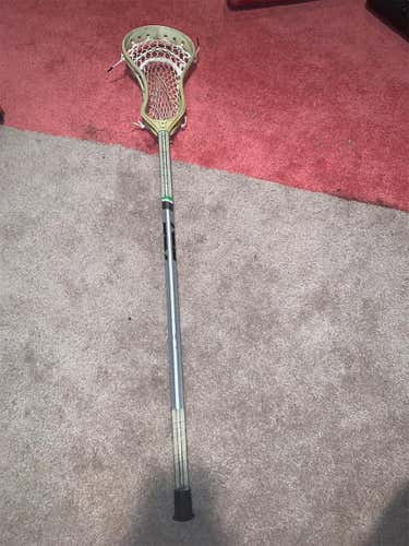 Used StringKing Mark 2F Head strung With East Coast Dyes Faceoff Mesh, And Has Stx Duel Shaft