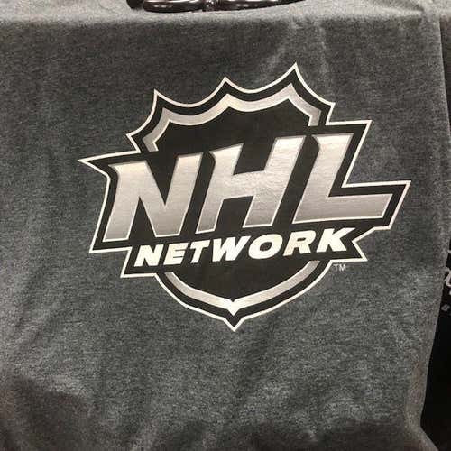 Gray New NHL NETWORK Adult Men's Large Shirt