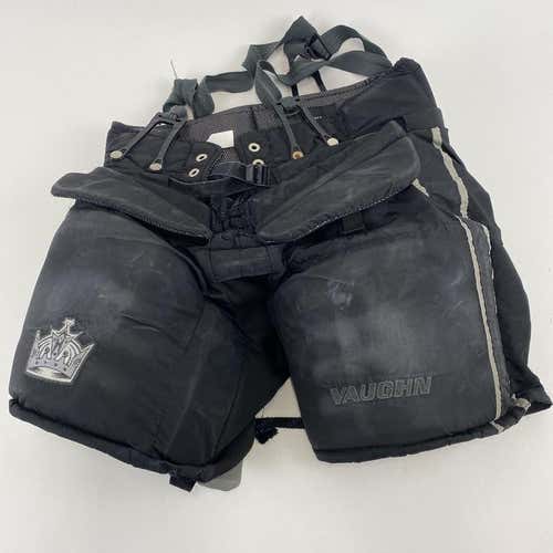 Used Black Vaughn v6 P 2000 Goalie Pants | Senior Large Waist with XL Length | Campbell | LA607