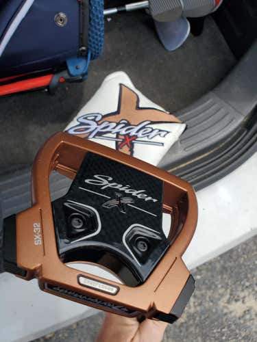 Spider X Copper with wide site line. Slant neck 35"