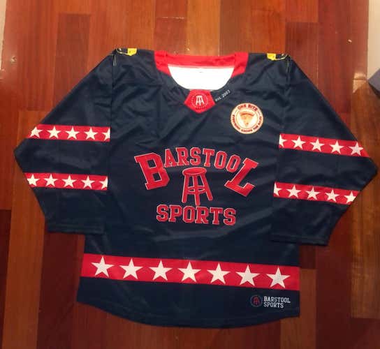 Barstool Sports Hockey Jersey Size L