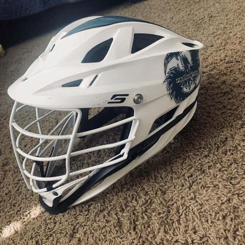 White Used Player Cascade S Helmet