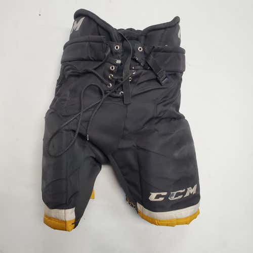 Used Pro Stock CCM HP31 Pants - Black/Yellow/White - Medium (UP183)