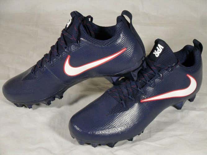 Nike Vapor Untouchable Pro Low TD PE Team Issue Football Cleats Navy Blue Texans