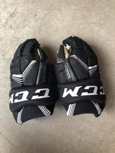 Used CCM Super Tacks 13" Gloves Black