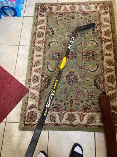 Used Right Handed Super Tacks AS1 Toe Pro Stock Hockey Stick