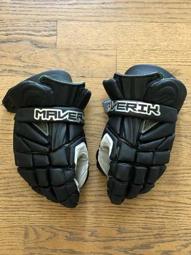 Used Maverik Max Lacrosse Gloves 13"