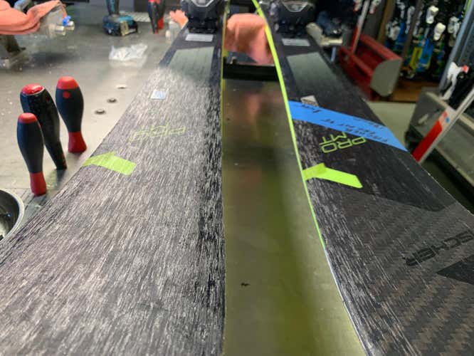 2019 Fischer pro mtn 95 ti 186 skis with Attack 13 AT bindings