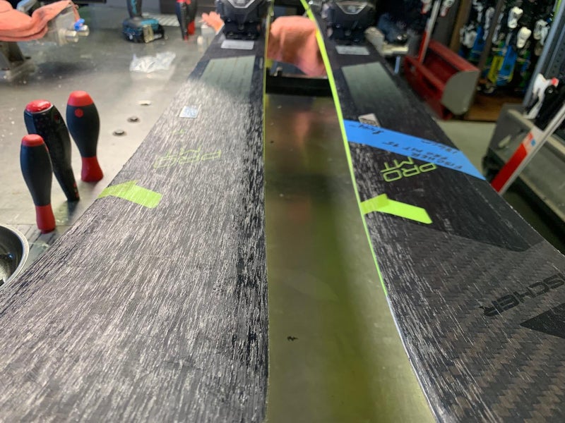 2019 Fischer pro mtn 95 ti 186 skis with Attack 13 AT bindings