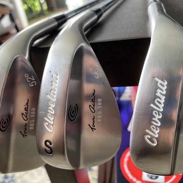 Used Right Handed 588 Chrome Stiff Flex Steel Shaft Wedge