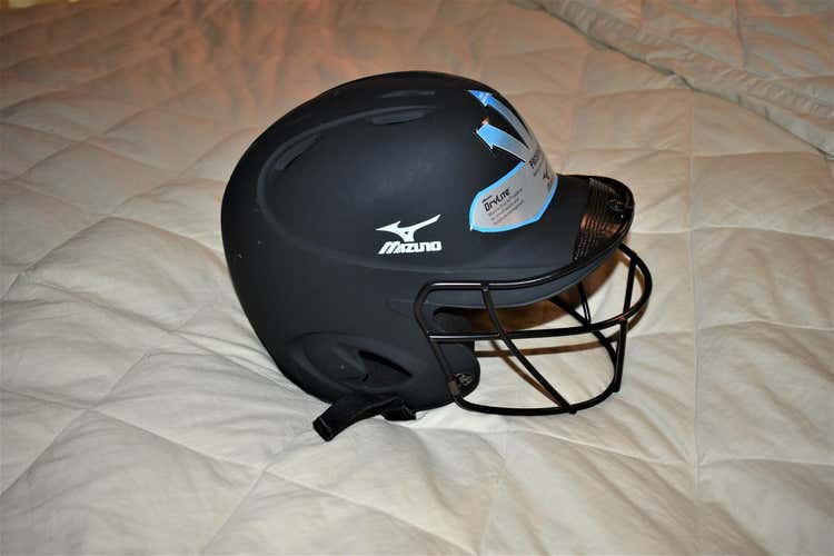 Mizuno Prospect Baseball Batter's Helmet, Black, (6 - 6 3/4)
