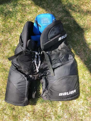 Black Used XL Bauer Nexus 1000  Hockey Pants