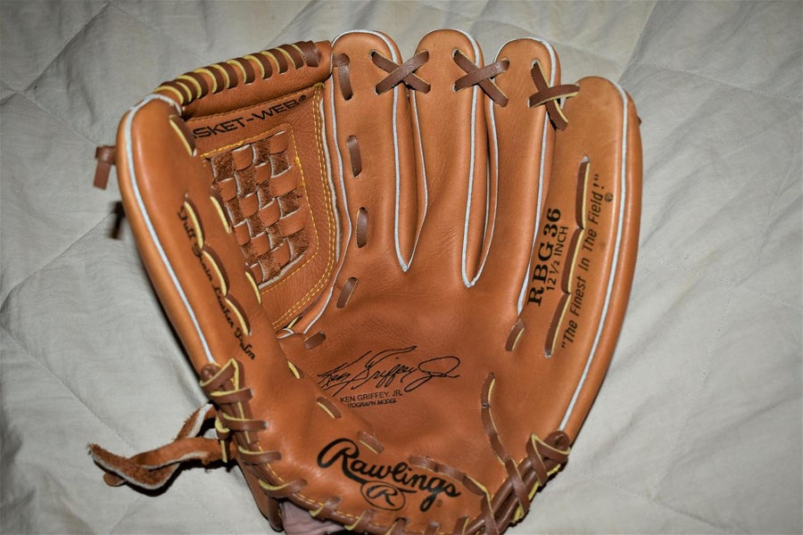 Rawlings RBG36 Ken Griffey JR Autograph Model Baseball Glove, 12 1/2 Inch - Like New