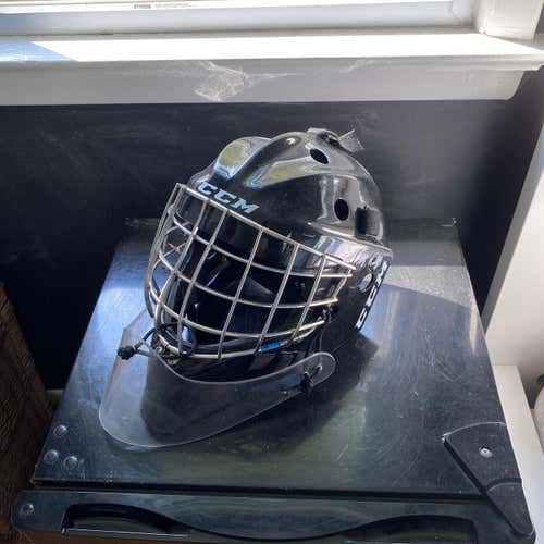 Black CCM Goalie Mask