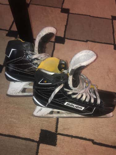 Used Bauer Supreme 1S D&R (Regular)  Size 9 Goalie Skates