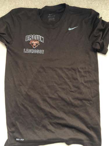 Brown Lacrosse Shirt, Nike Dry Fit, Adult Small