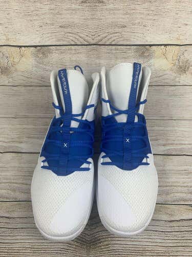 Nike Hyperdunk X TB Basketball Shoes White Black AT3866-112 Men's Size 17 NEW