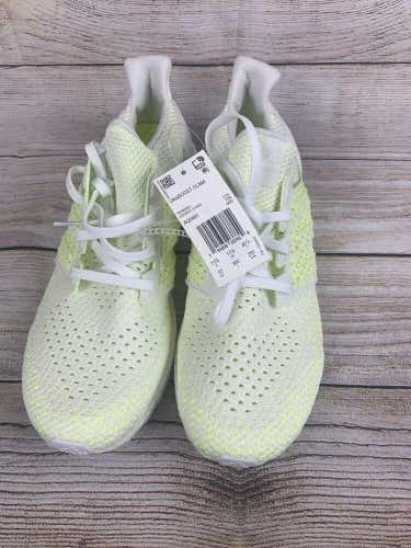 Adidas UltraBoost Clima White/Solar Yellow Running Shoes Men's Size 12 AQ0481