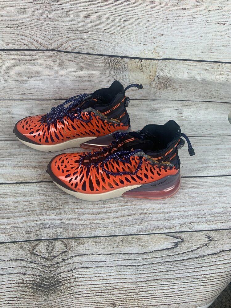 nike air max 270 ispa blue void & terra orange