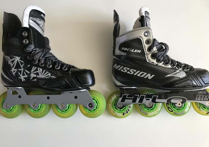 Used Junior Mission Inline Skates E&W (Wide) Size 3