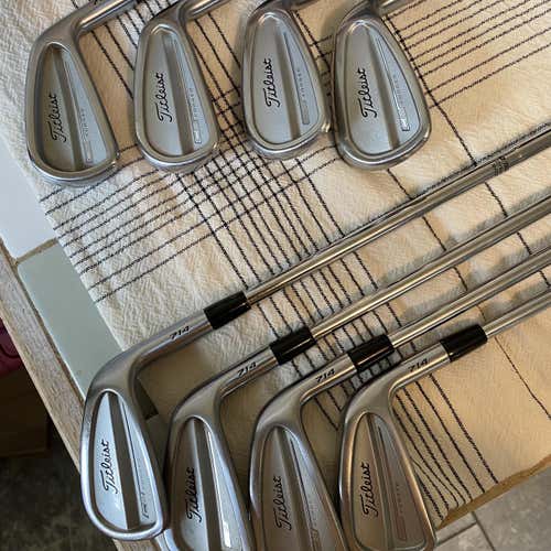 Used Right Handed CB 714 (P-3) Forged Stiff Flex Steel Shaft Iron Set