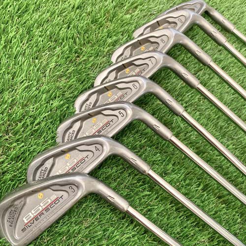 Silver Scot 855s Golf Set 3-9 Putter PW Used Right Handed Clubs (Full Set)