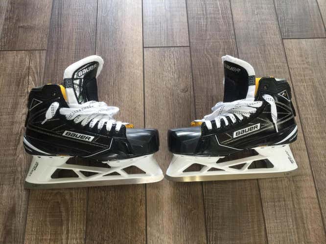 1.76lbs! "New" 8.5 Bauer Supreme 1S Hockey Goalie Skates D&R (Regular) Size Senior
