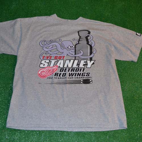 Vintage Detroit Redwings 97’ Starter T Shirt