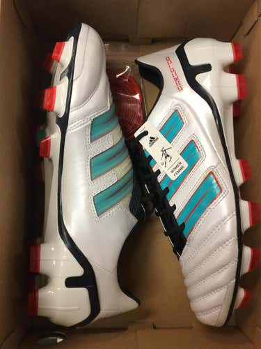White Women's Molded Cleats Adidas PREDATOR ADIPOWER TRX FG W Cleats