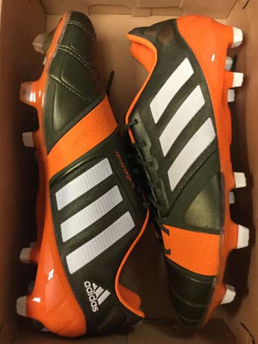 Green Unisex Molded Cleats Adidas Nitrocharge 1.0 Cleats