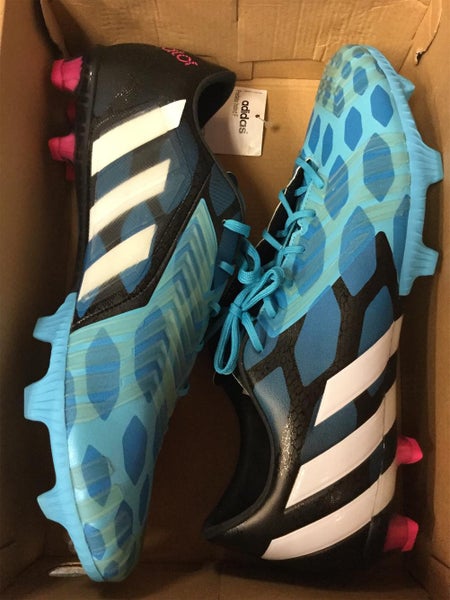 Blue Unisex Molded Cleats Adidas Predator Instinct FG Cleats