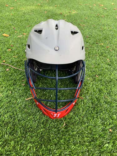 Gray Used Player Warrior Evo Helmet