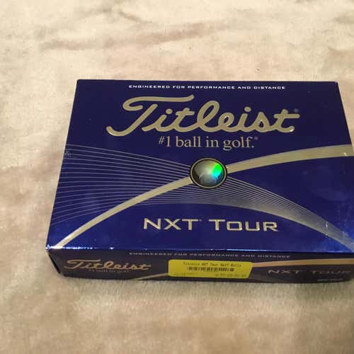 White Used Titleist NXT Tour  Balls
