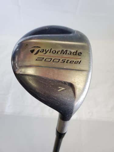 Used Taylormade 200 Steel 7 Wood Graphite Regular Golf Fairway Woods