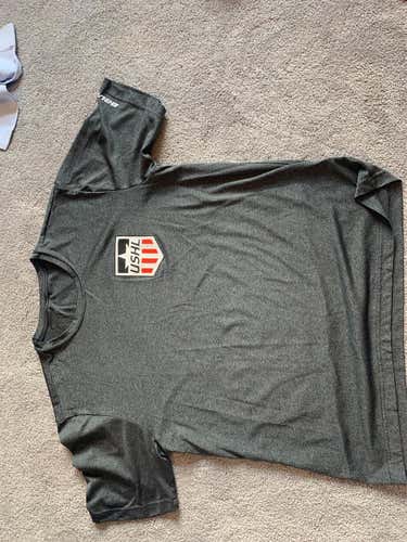 Gray Unisex Medium/Large Bauer Shirts